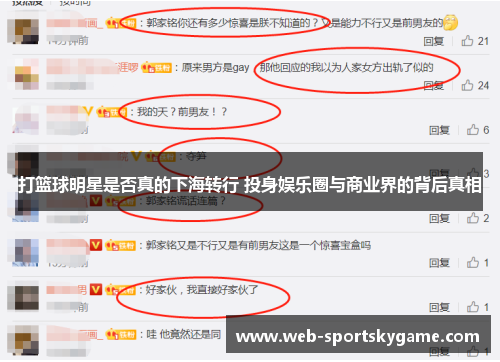 打篮球明星是否真的下海转行 投身娱乐圈与商业界的背后真相